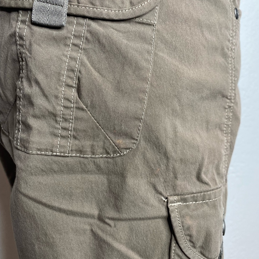 Kuhl Splash Vintage Patina Dye 11" Cargo Hiking Shorts Women’s Size 10 Gray - Picture 6 of 13